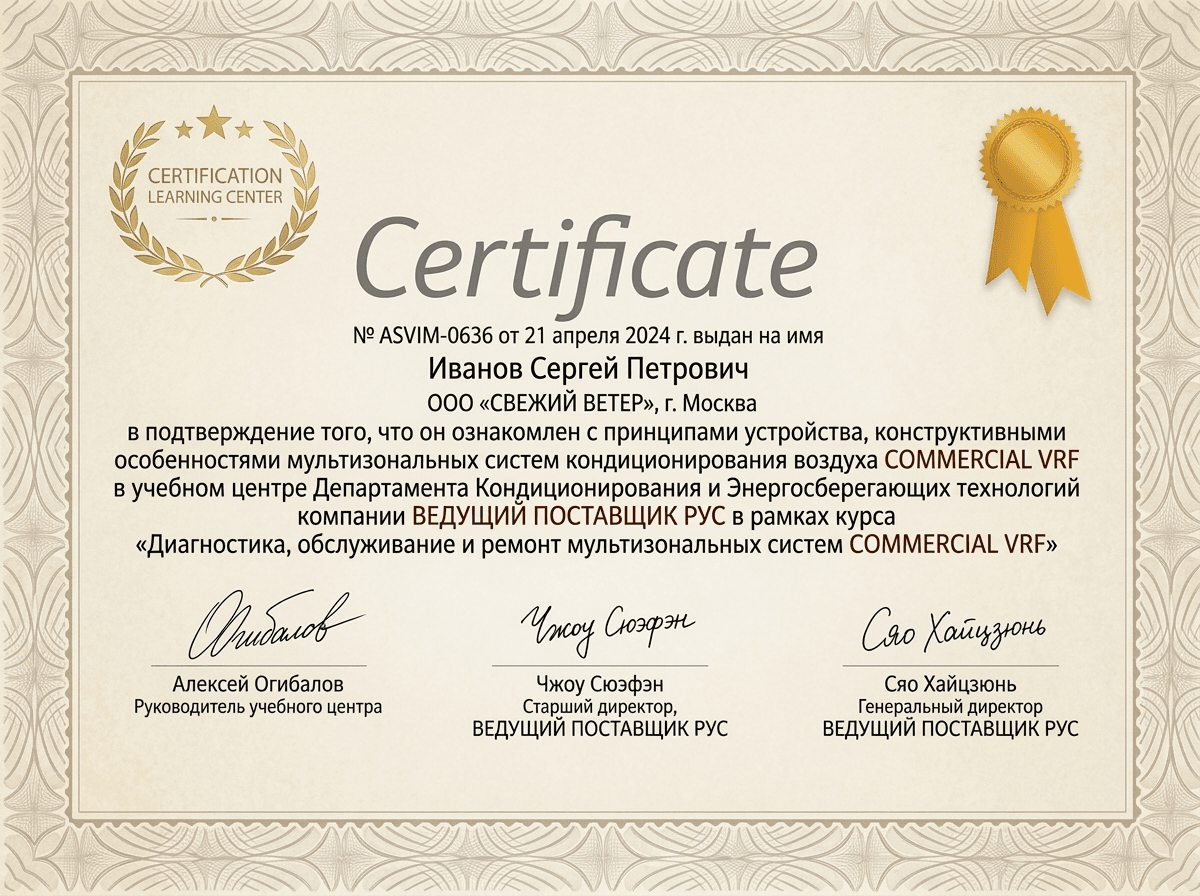Сертификат авторизации Krups